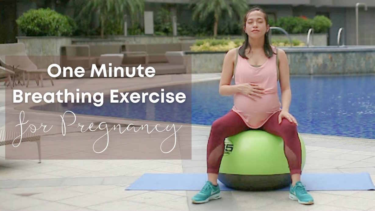 One Minute Pregnancy Breathing Exercise